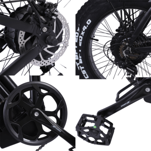 this is Electric Fat Tire Bike CMACEWHEEL GW20 main image 3