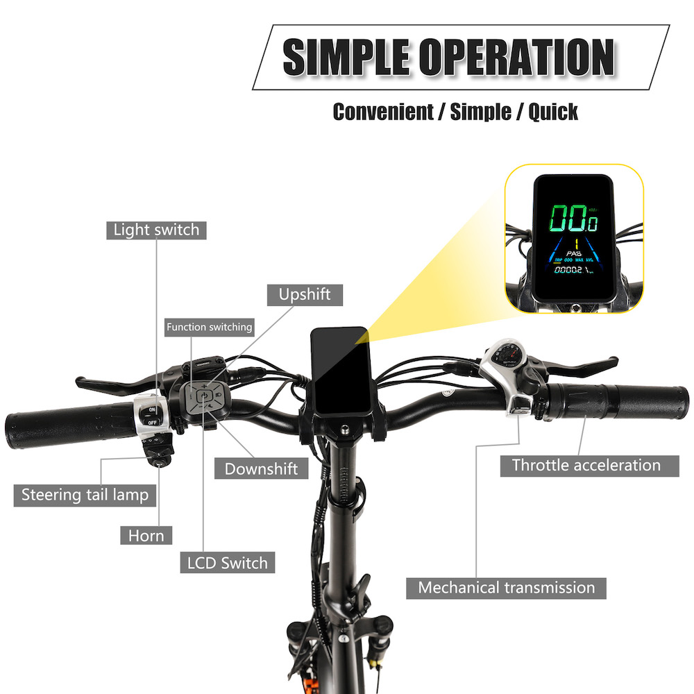 COLOR LCD ELECTRIC BIKE